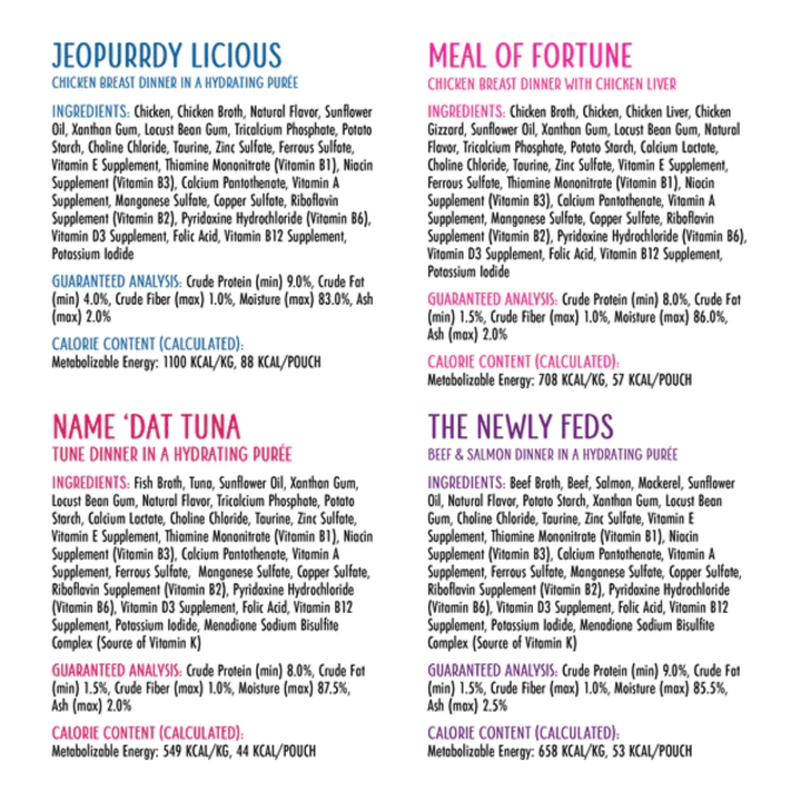 Weruva Wet Cat Food - The Showcase Chowdown Paté Variety Pack