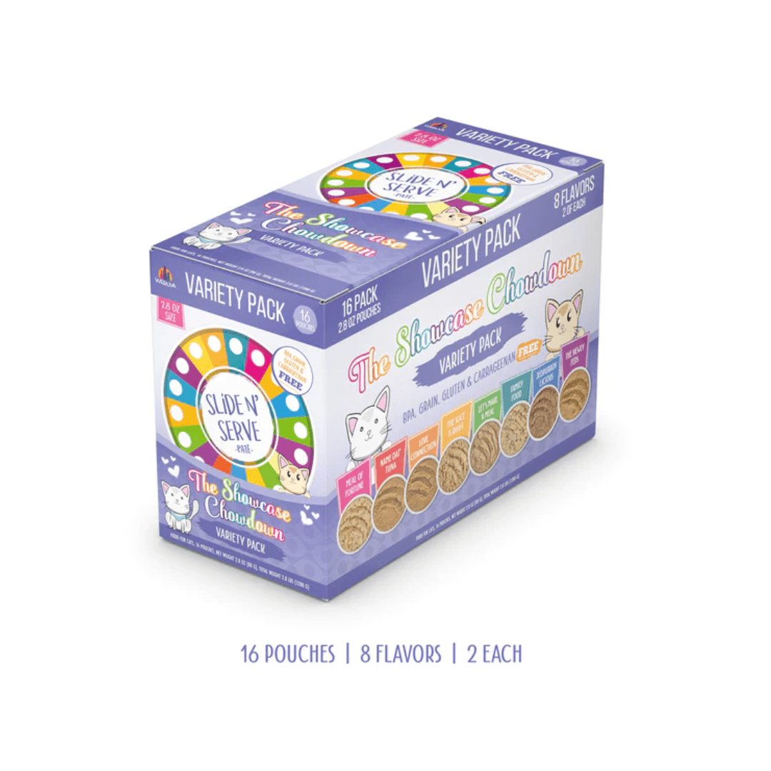 Weruva Wet Cat Food - The Showcase Chowdown Paté Variety Pack