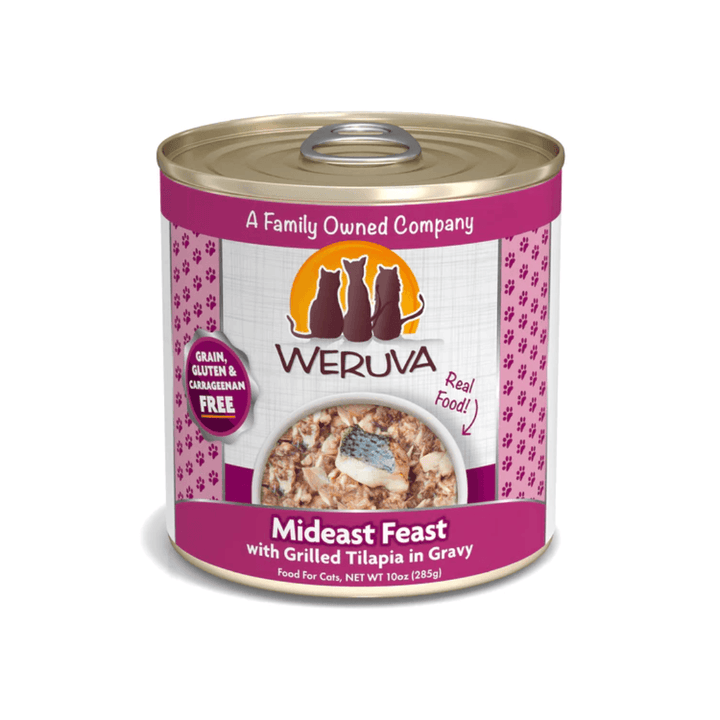 Weruva Wet Cat Food - Weruva Classic Cat Mideast Feast with Grilled Tilapia in Gravy Canned