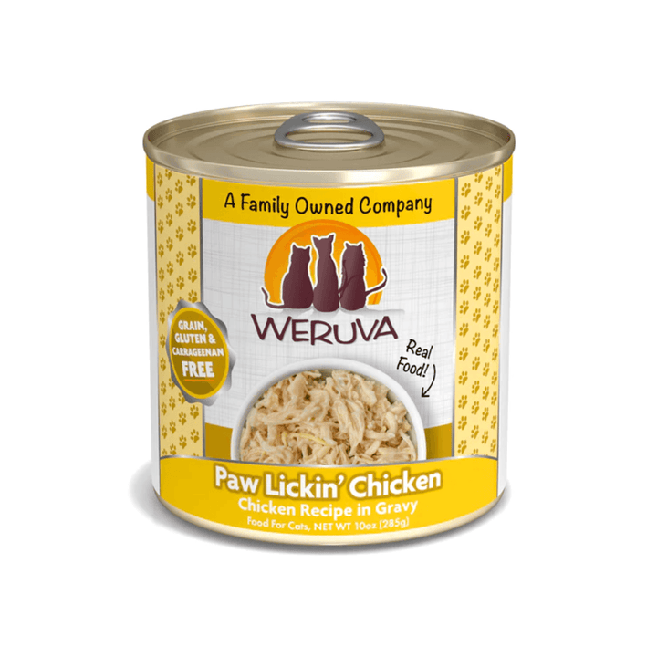 Weruva Wet Cat Food - Weruva Classic Cat Paw Lickin' Chicken Chicken Recipe in Gravy Canned