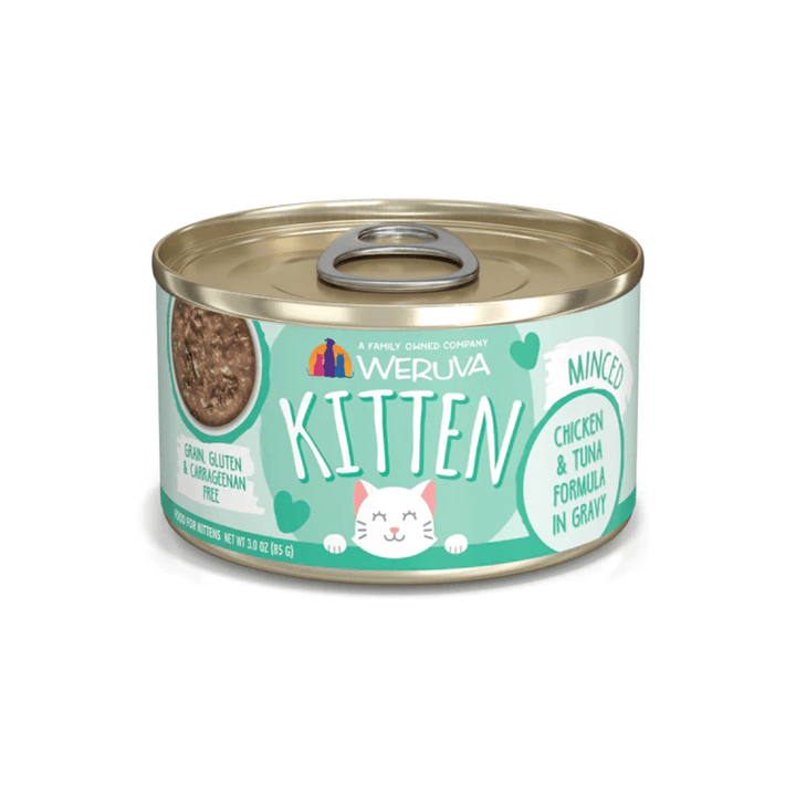 Weruva Wet Cat Food - Weruva Kitten Chicken & Tuna Formula in Gravy Canned