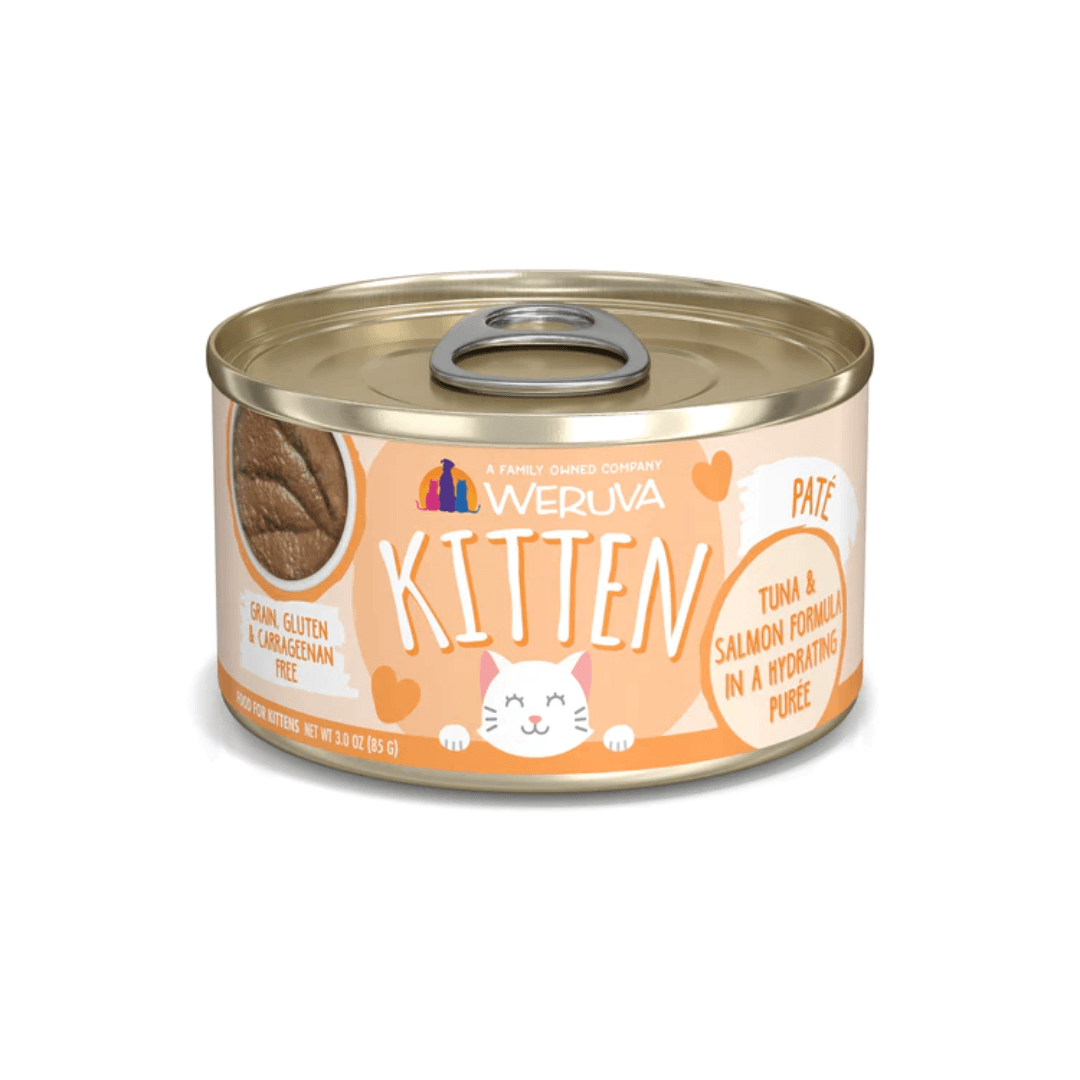 Weruva Wet Cat Food - Weruva Kitten Tuna & Salmon Formula Tuna & Salmon in a Hydrating Purée Canned