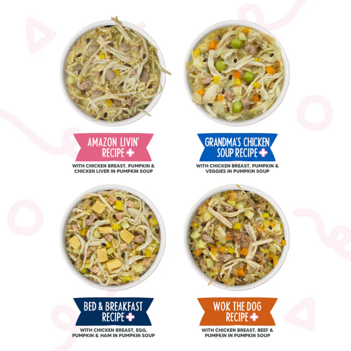 Weruva Wet Dog Food - Weruva Meals 'n More Belly Belly Nice! Digestive Support Variety Pack