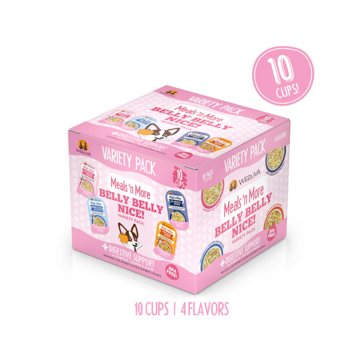 Weruva Wet Dog Food - Weruva Meals 'n More Belly Belly Nice! Digestive Support Variety Pack