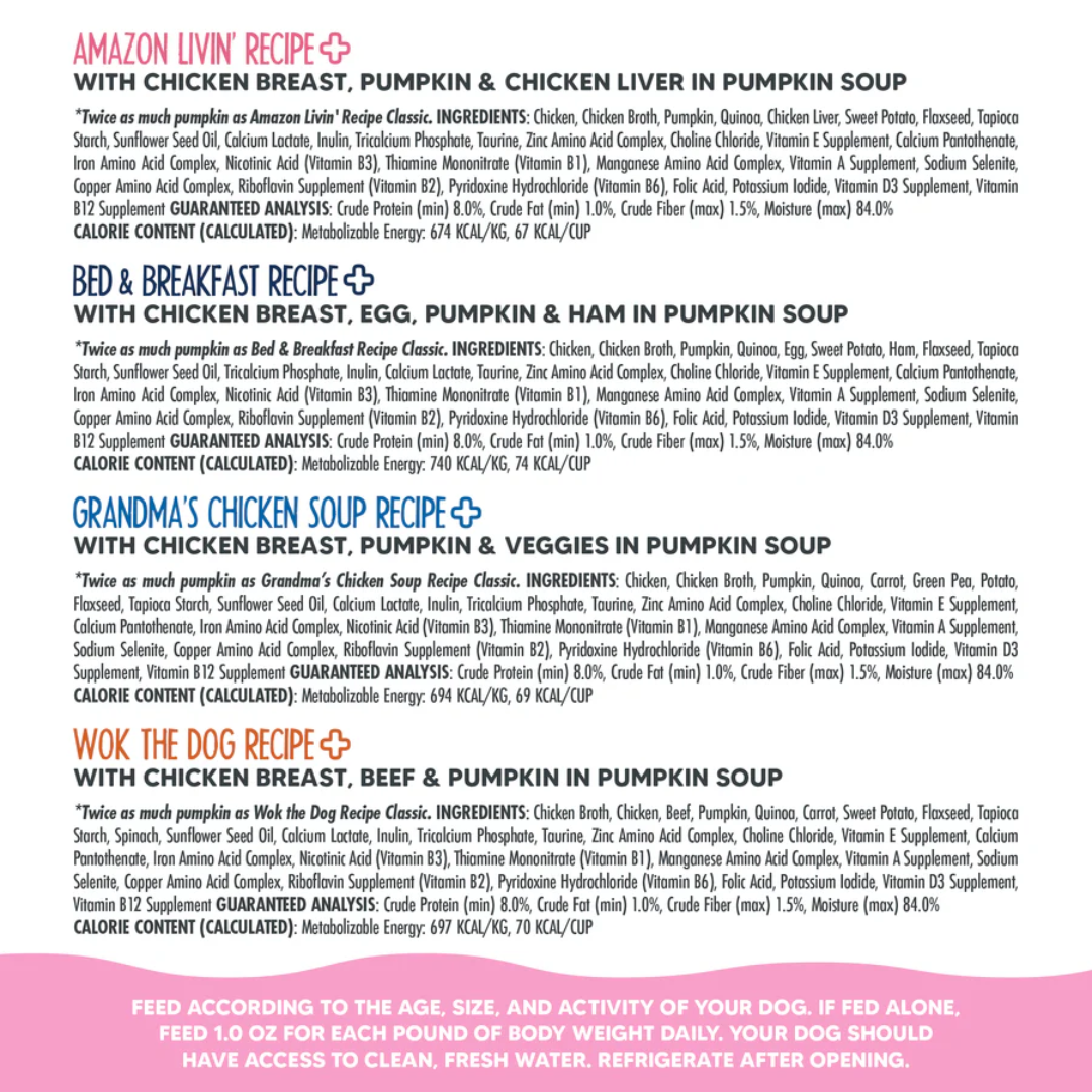 Weruva Wet Dog Food - Weruva Meals 'n More Belly Belly Nice! Digestive Support Variety Pack