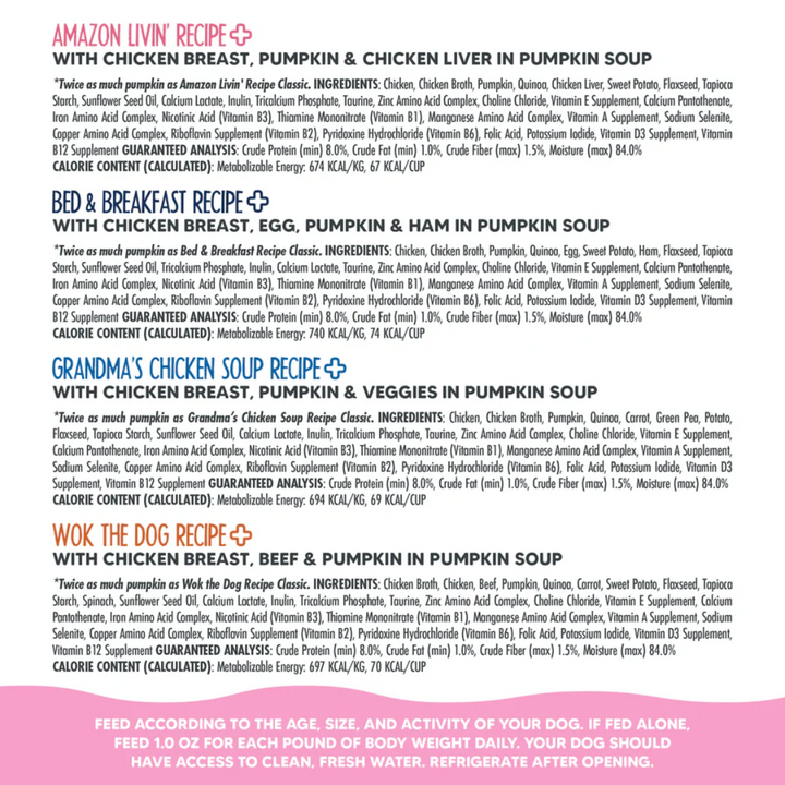Weruva Wet Dog Food - Weruva Meals 'n More Belly Belly Nice! Digestive Support Variety Pack