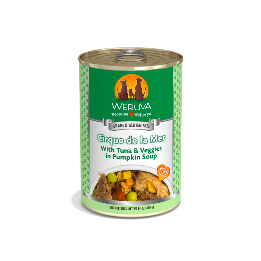 Weruva Wet Dog Food - Classics Cirque de la Mer with Tuna & Veggies in Pumpkin Soup Canned