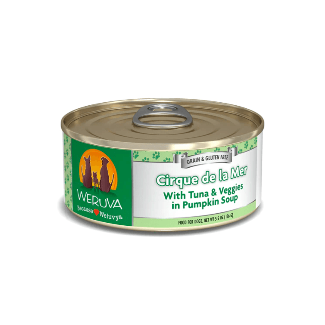 Weruva Wet Dog Food - Classics Cirque de la Mer with Tuna & Veggies in Pumpkin Soup Canned