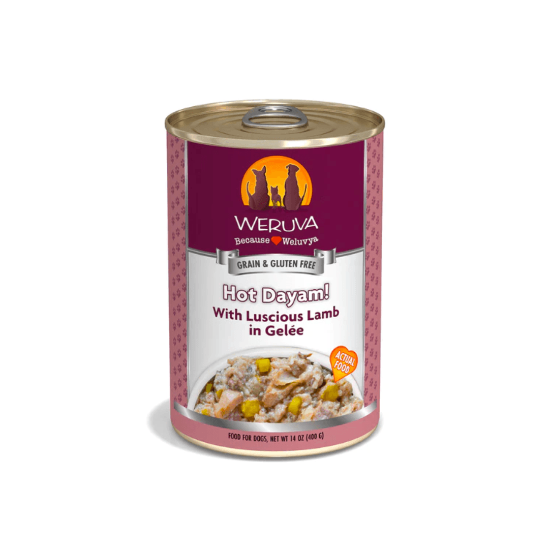 Weruva Wet Dog Food - Hot Dayam! with Luscious Lamb in Gelee Canned
