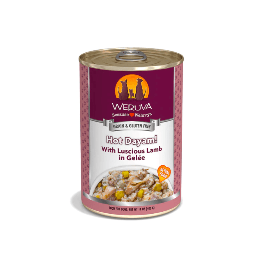 Weruva Wet Dog Food - Hot Dayam! with Luscious Lamb in Gelee Canned