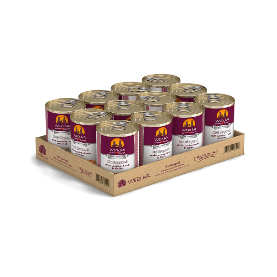 Weruva Wet Dog Food - Hot Dayam! with Luscious Lamb in Gelee Canned