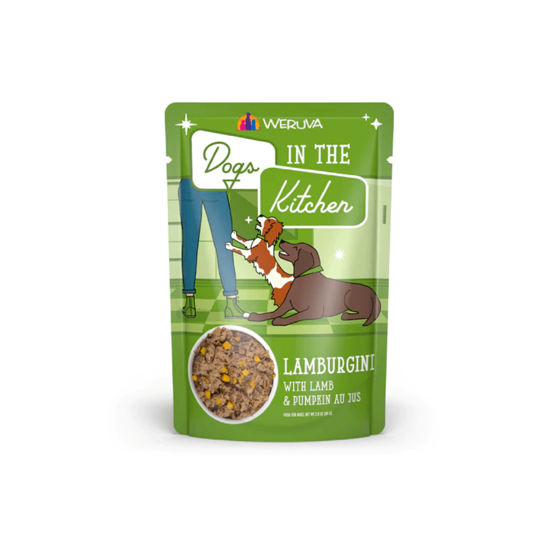 Weruva Wet Dog Food - Dogs in the Kitchen Lamburgini with Lamb & Pumpkin Au Jus Pouch