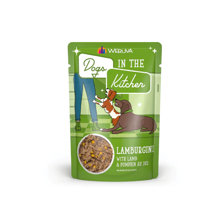 Weruva Wet Dog Food - Dogs in the Kitchen Lamburgini with Lamb & Pumpkin Au Jus Pouch