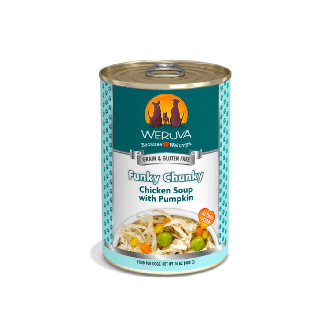 Weruva Wet Dog Food - Classics Funky Chunky Chicken Soup with Pumpkin Canned