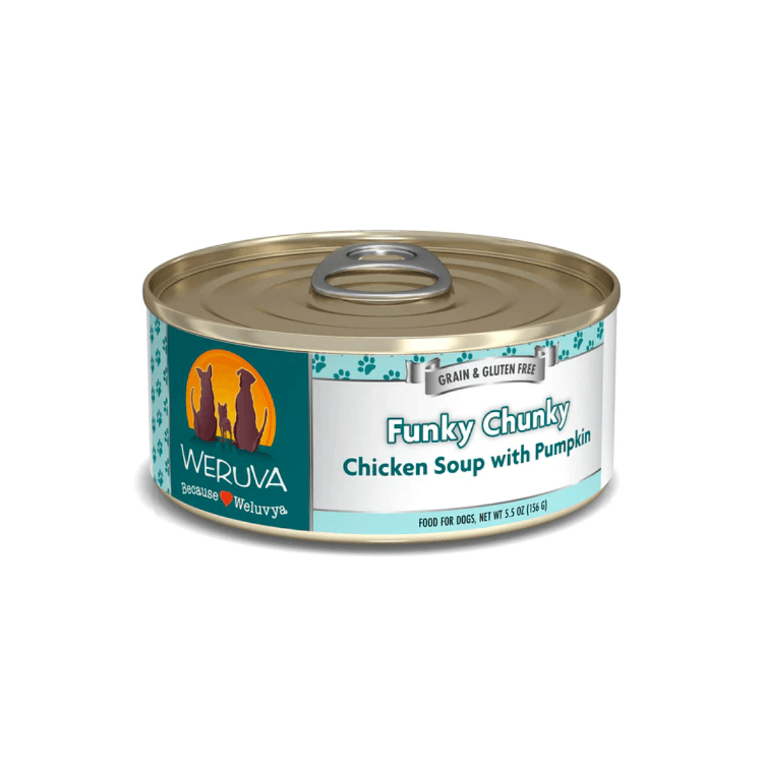Weruva Wet Dog Food - Classics Funky Chunky Chicken Soup with Pumpkin Canned