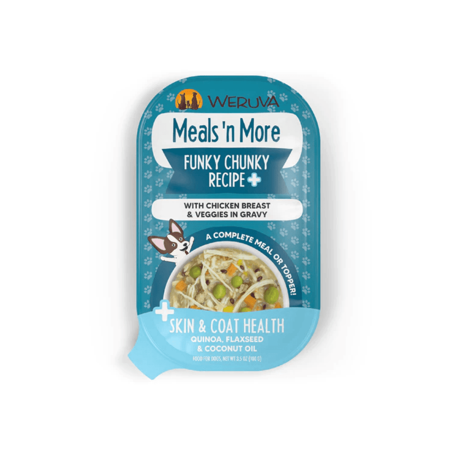 Weruva Wet Dog Food - Funky Chunky Recipe Plus with Chicken Breast & Veggies in Gravy Pouch