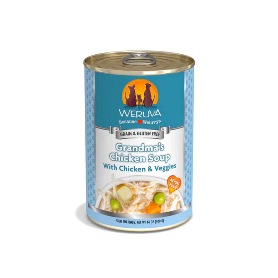 Weruva Wet Dog Food - Classics Grandma's Chicken Soup with Chicken & Veggies Canned