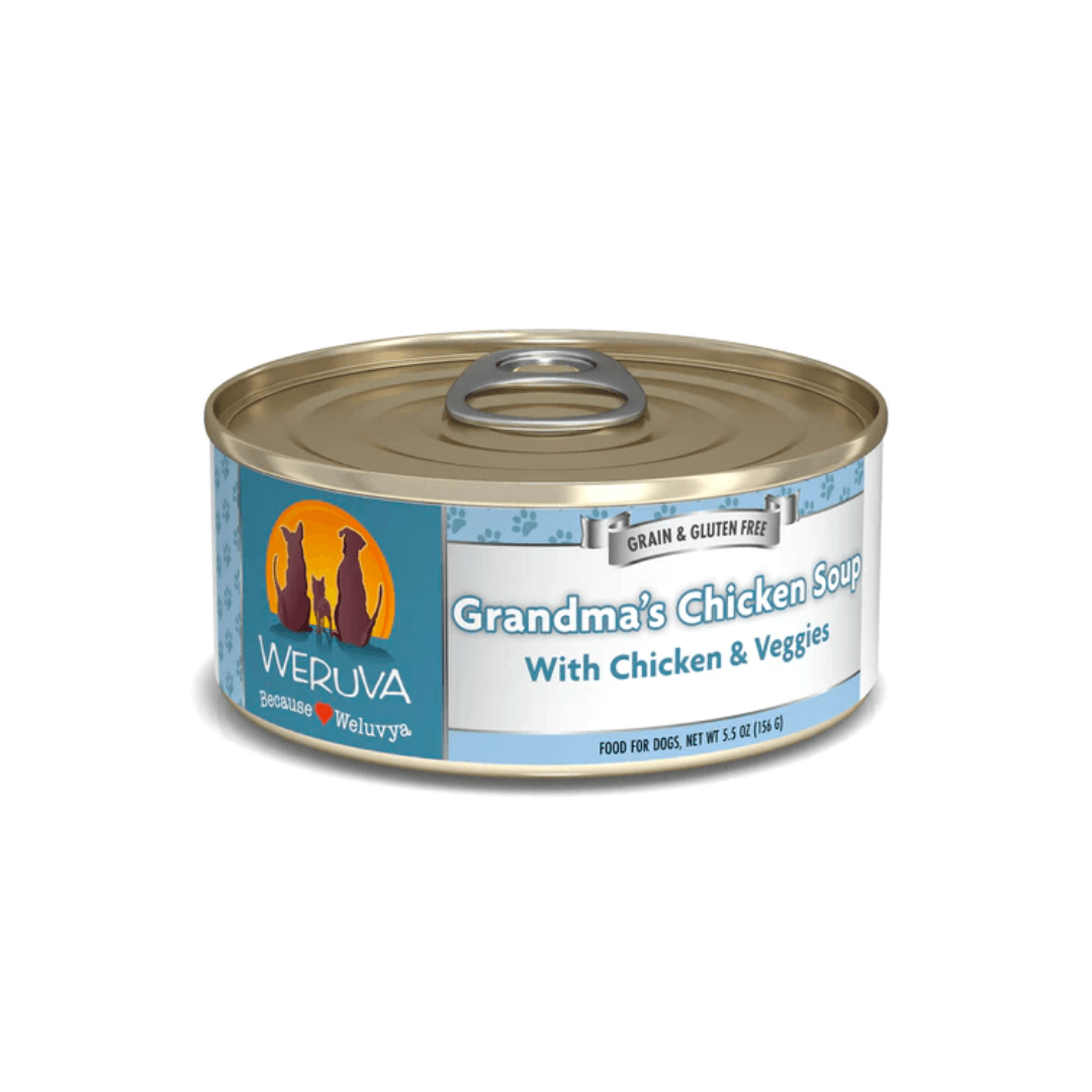 Weruva Wet Dog Food - Classics Grandma's Chicken Soup with Chicken & Veggies Canned