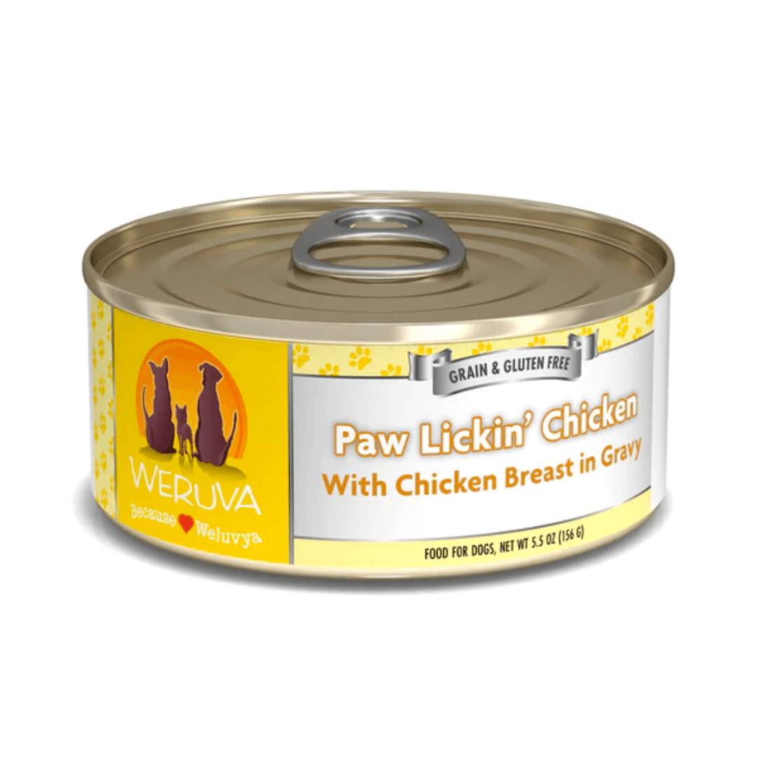 Weruva Wet Dog Food - Classics Paw Lickin' Chicken with Chicken Breast in Gravy Canned