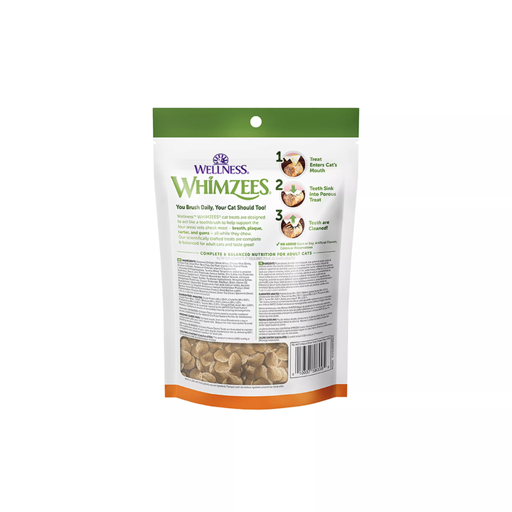 Whimzees Cat Treats - Natural Dental Treats Chicken