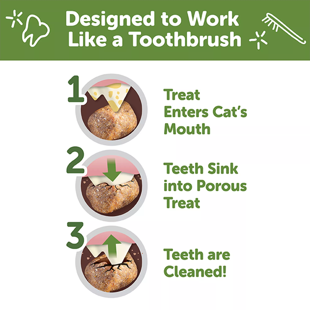 Whimzees Cat Treats - Natural Dental Treats Chicken