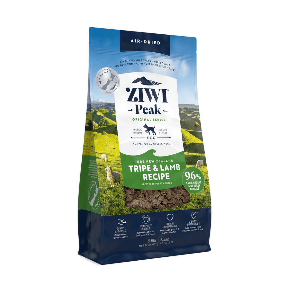 ZIWI Peak Air-Dried Dog Food - New Zealand Tripe & Lamb Recipe