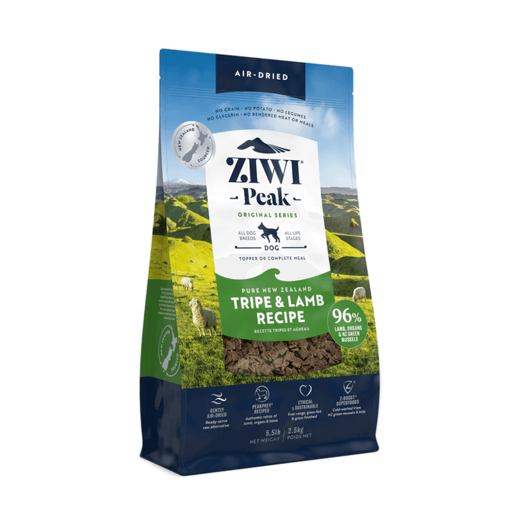 ZIWI Peak Air-Dried Dog Food - New Zealand Tripe & Lamb Recipe