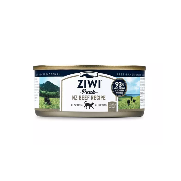 ZIWI Peak Wet Cat Food - New Zealand Beef Recipe Canned