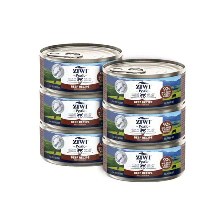 ZIWI Peak Wet Cat Food - New Zealand Beef Recipe Canned
