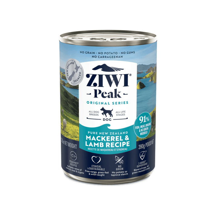 Ziwi Peak Wet Dog Food - Mackerel & Lamb Recipe Canned