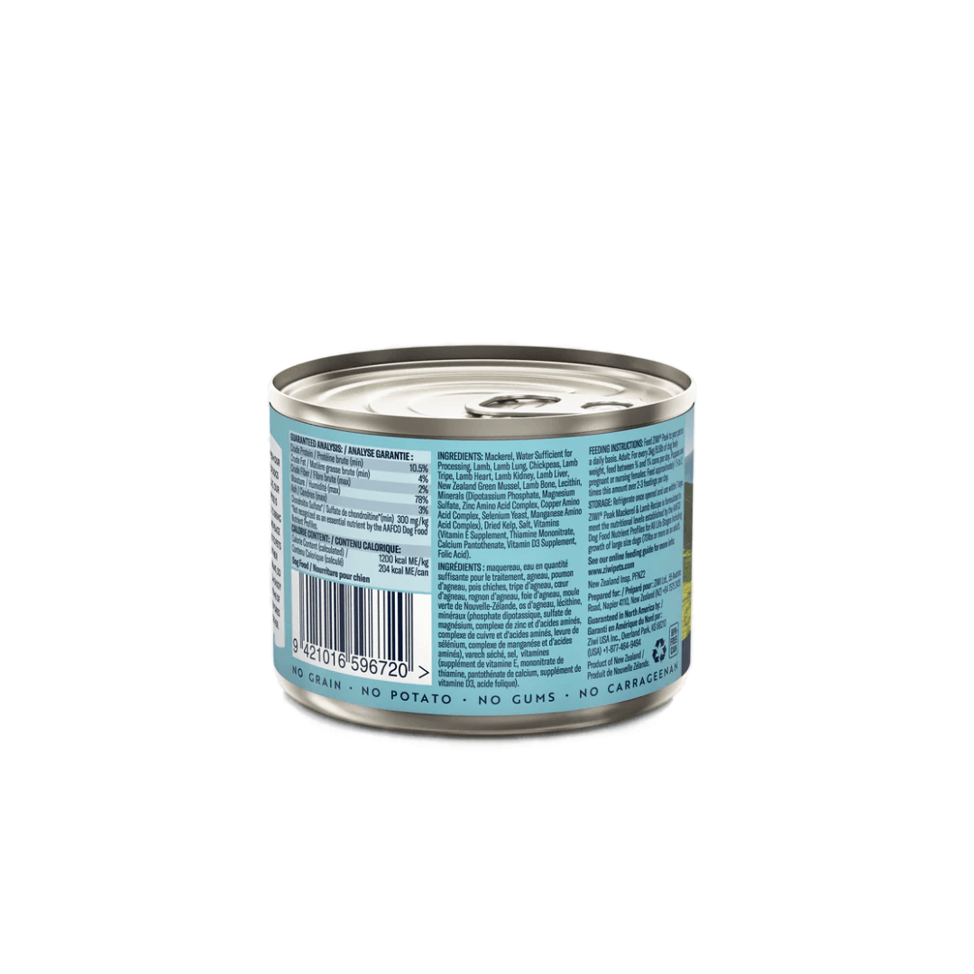 Ziwi Peak Wet Dog Food - Mackerel & Lamb Recipe Canned