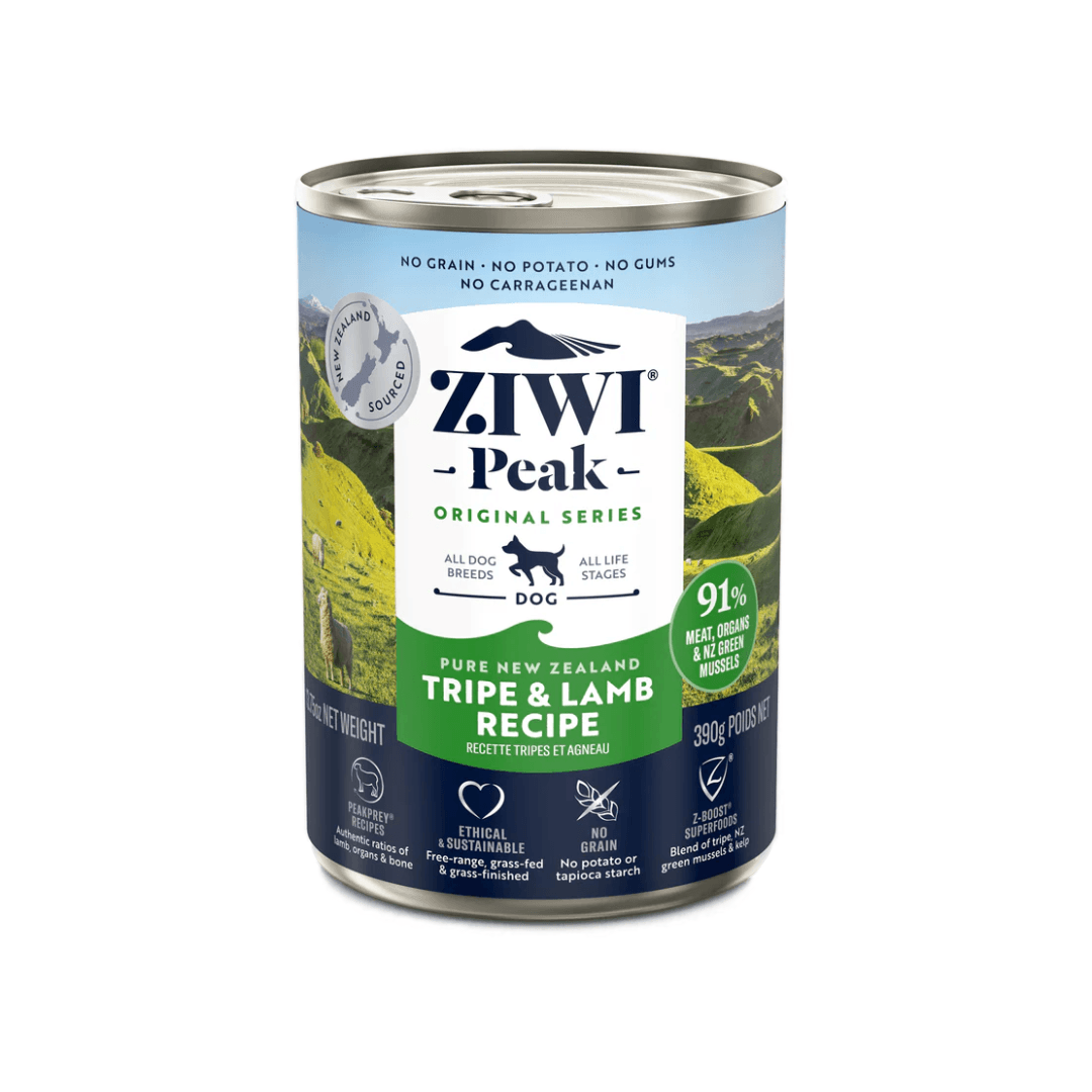 Ziwi Peak Wet Dog Food -  Original Tripe & Lamb Recipe Canned