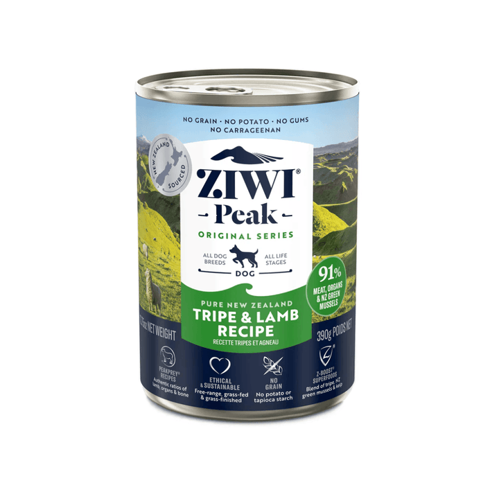 Ziwi Peak Wet Dog Food -  Original Tripe & Lamb Recipe Canned