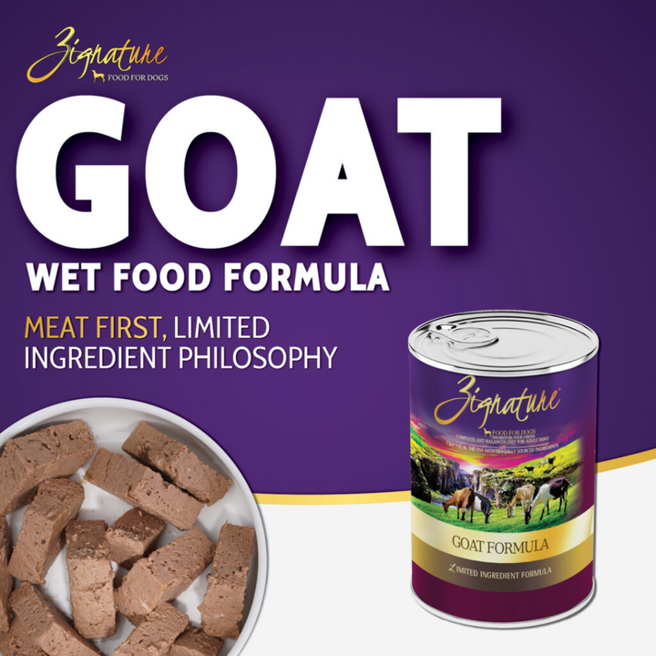 Zignature Wet Dog Food - Limited Ingredient Grain-Free Goat
