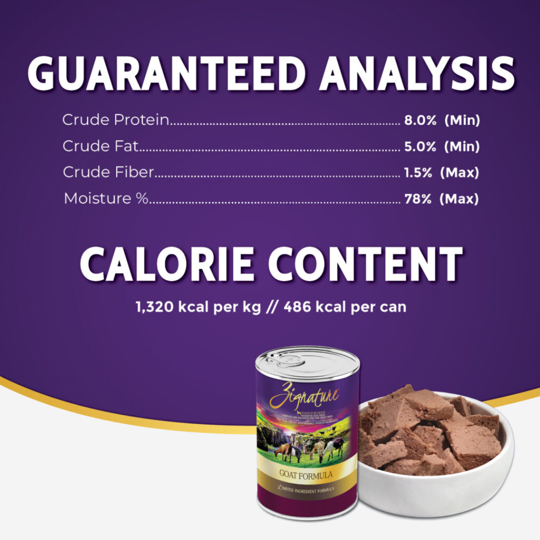 Zignature Wet Dog Food - Limited Ingredient Grain-Free Goat