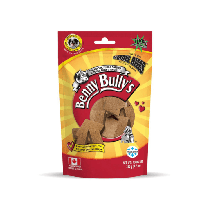 Benny Bully's Freeze - Dried Dog Treats - Small Bites Liver Chops - Toronto Pets