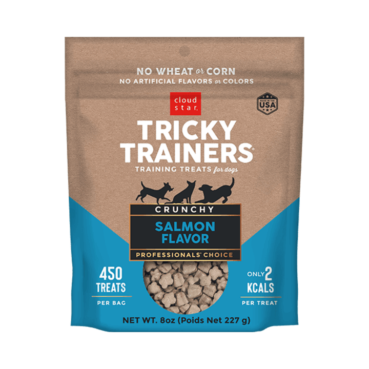 Cloud Star Dog Treats - Tricky Trainers Crunchy Salmon - Toronto Pets