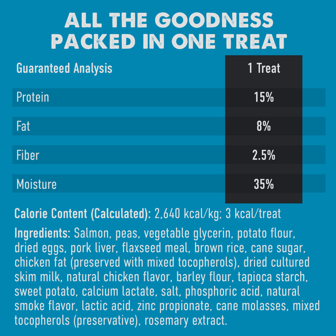 Cloud Star Dog Treats - Tricky Trainers Soft & Chewy Salmon - Toronto Pets