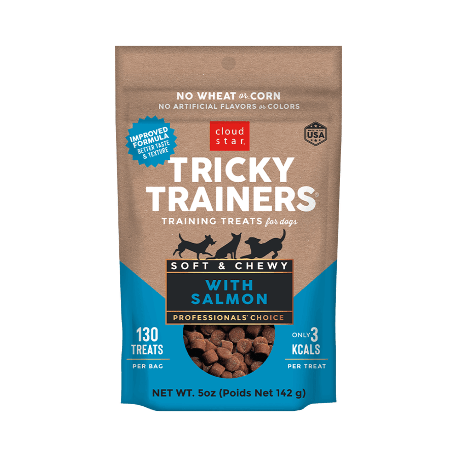 Cloud Star Dog Treats - Tricky Trainers Soft & Chewy Salmon - Toronto Pets
