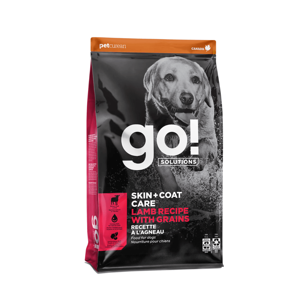Go! Solutions Dry Dog Food - Skin + Coat Care Lamb Recipe with Grains ... - Coconut Oil And Lamb Dog Food For Skin And Coat Health
