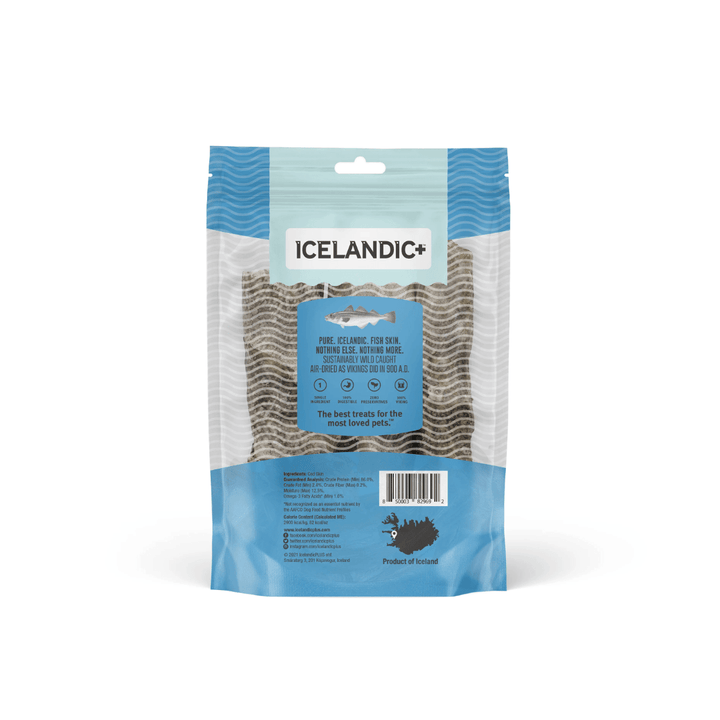 Icelandic+ Dog Treats - Hand Wrapped Cod Skin Short Chew Sticks - Toronto Pets