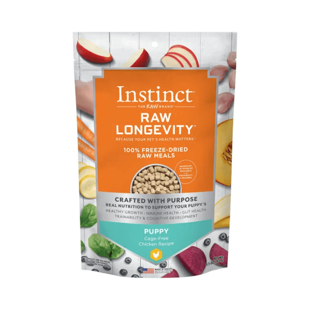 Instinct Freeze Dried Dog Food - Raw Longevity 100% Freeze - Dried Raw Meals Cage - Free Chicken Recipe For Puppies - Toronto Pets