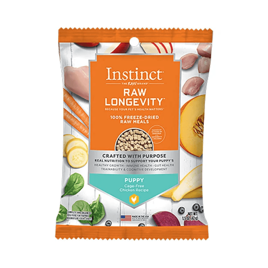 Instinct Freeze Dried Dog Food - Raw Longevity 100% Freeze - Dried Raw Meals Cage - Free Chicken Recipe For Puppies - Toronto Pets