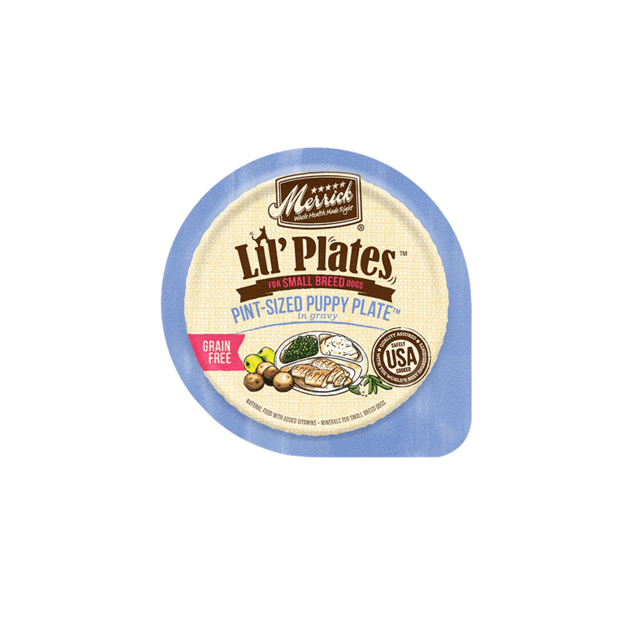 Merricks Wet Dog Food - Lil' Plates Grain Free Pint - Sized Puppy Plate in Gravy - Toronto Pets