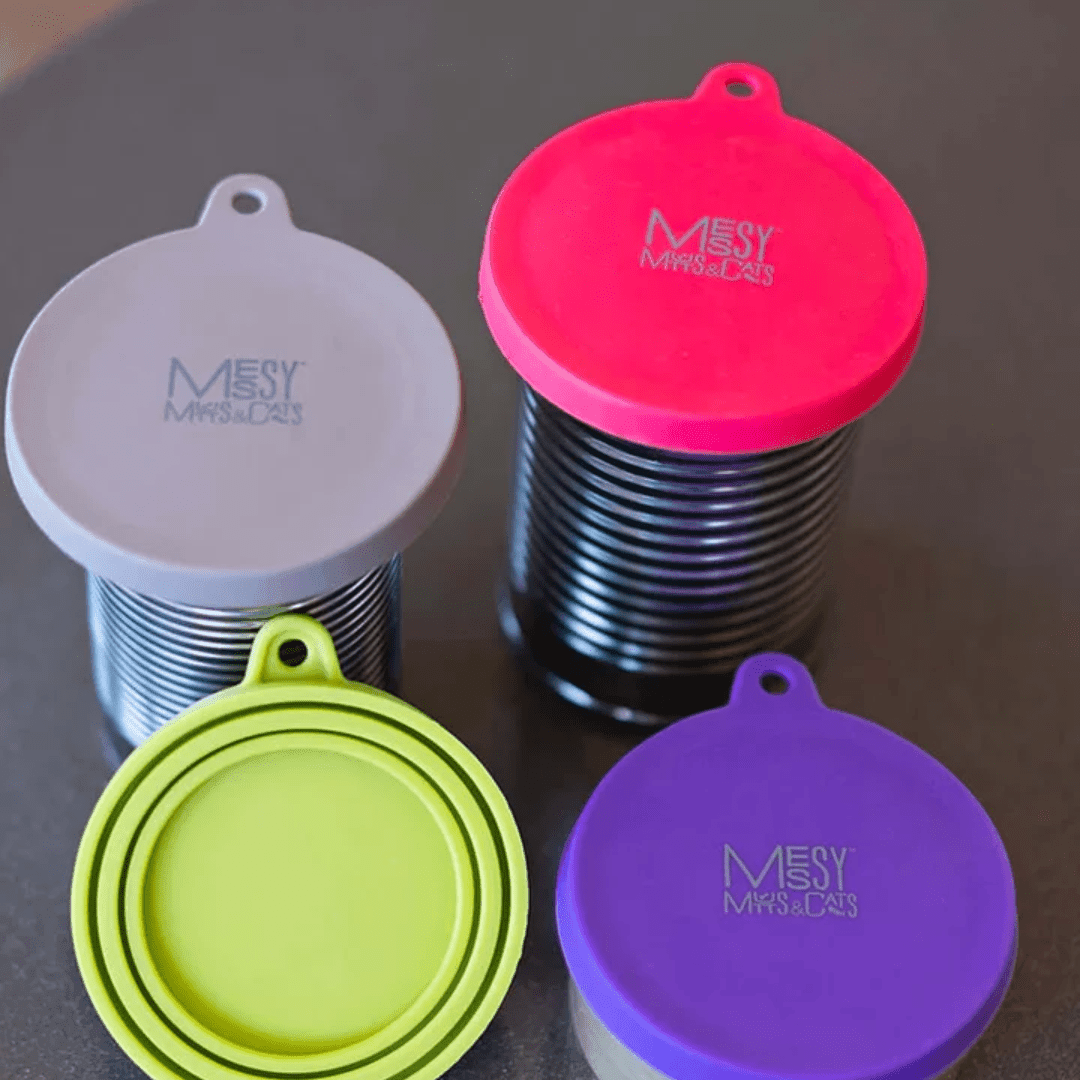 Messy Mutts Dog and Cat Food Accessories - Silicone Universal Food Can Cover - Toronto Pets