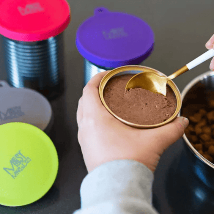Messy Mutts Dog and Cat Food Accessories - Silicone Universal Food Can Cover - Toronto Pets