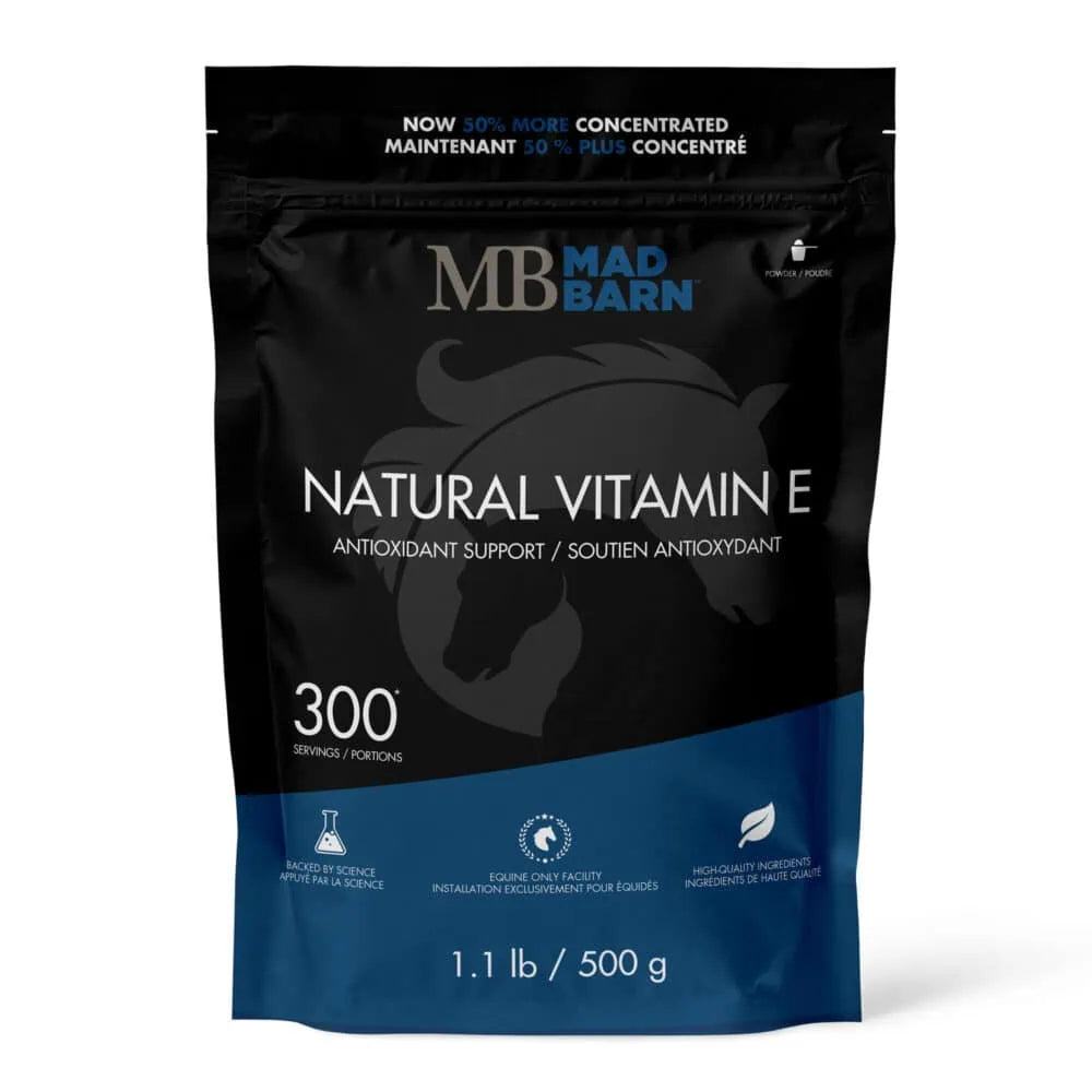 Equine Supplements - Mad Barn Natural E (600 IU/g)