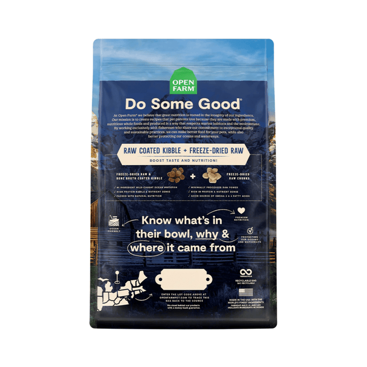 Open Farm Dry Dog Food - Wild Ocean Grain - Free RawMix - Toronto Pets
