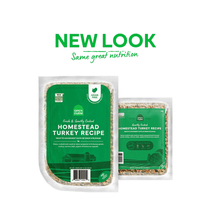 Open Farm Frozen Dog Food - Homestead Turkey Gently Cooked Recipe - Toronto Pets