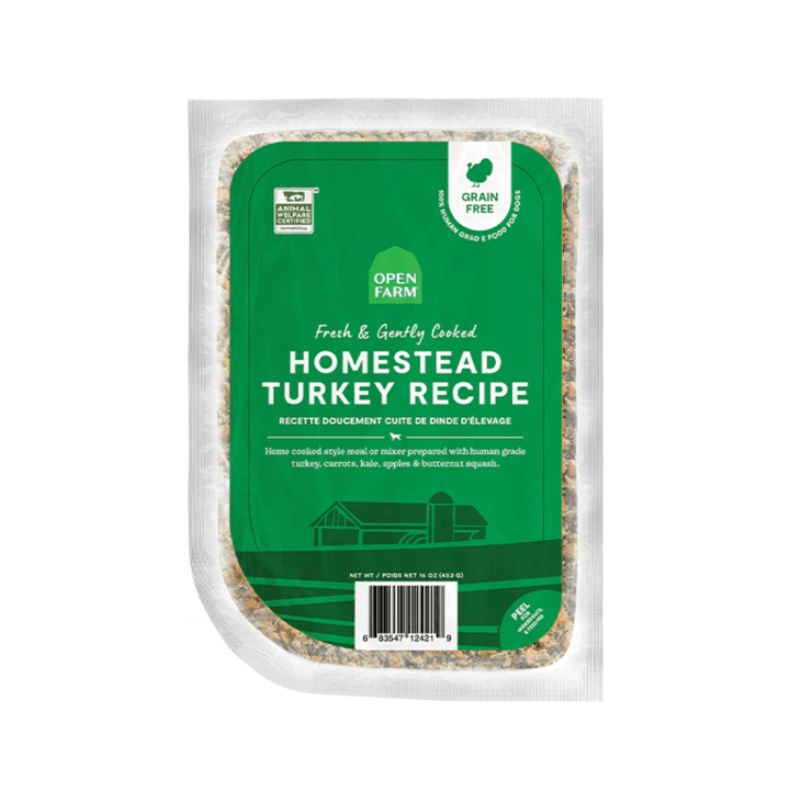 Open Farm Frozen Dog Food - Homestead Turkey Gently Cooked Recipe - Toronto Pets